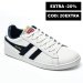 Gola, pantofi sport alb bleumarin piele naturala cvema207