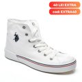 U.S. POLO ASSN, PANTOFI SPORT WHITE PENELOPE-HIGH