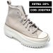 Converse, sneakers beige run star hike hi