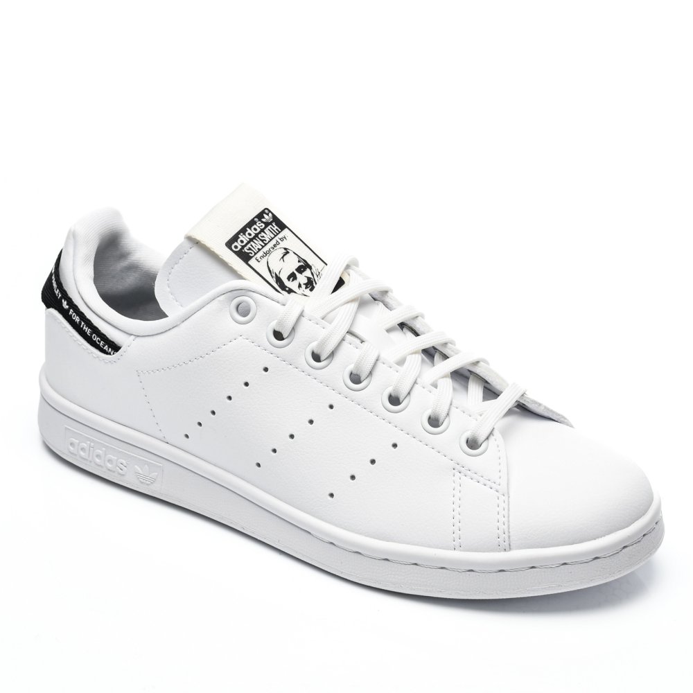 ADIDAS, PANTOFI SPORT WHITE BLACK STAN SMITH PARLEY J