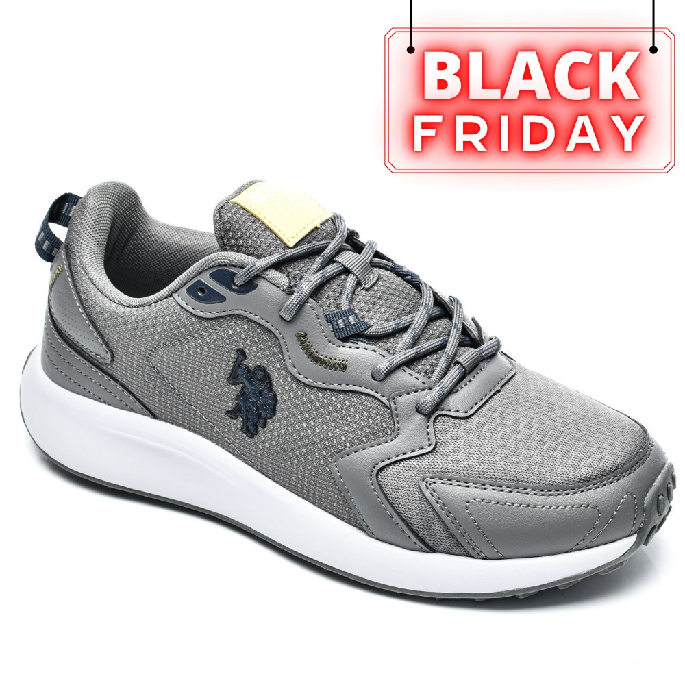 U.S. POLO ASSN, PANTOFI SPORT GREY ROMULUS