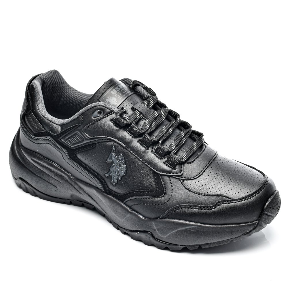 U.S. POLO ASSN, PANTOFI SPORT BLACK SENPAI