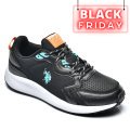 U.S. POLO ASSN, PANTOFI SPORT BLACK ROMULUS