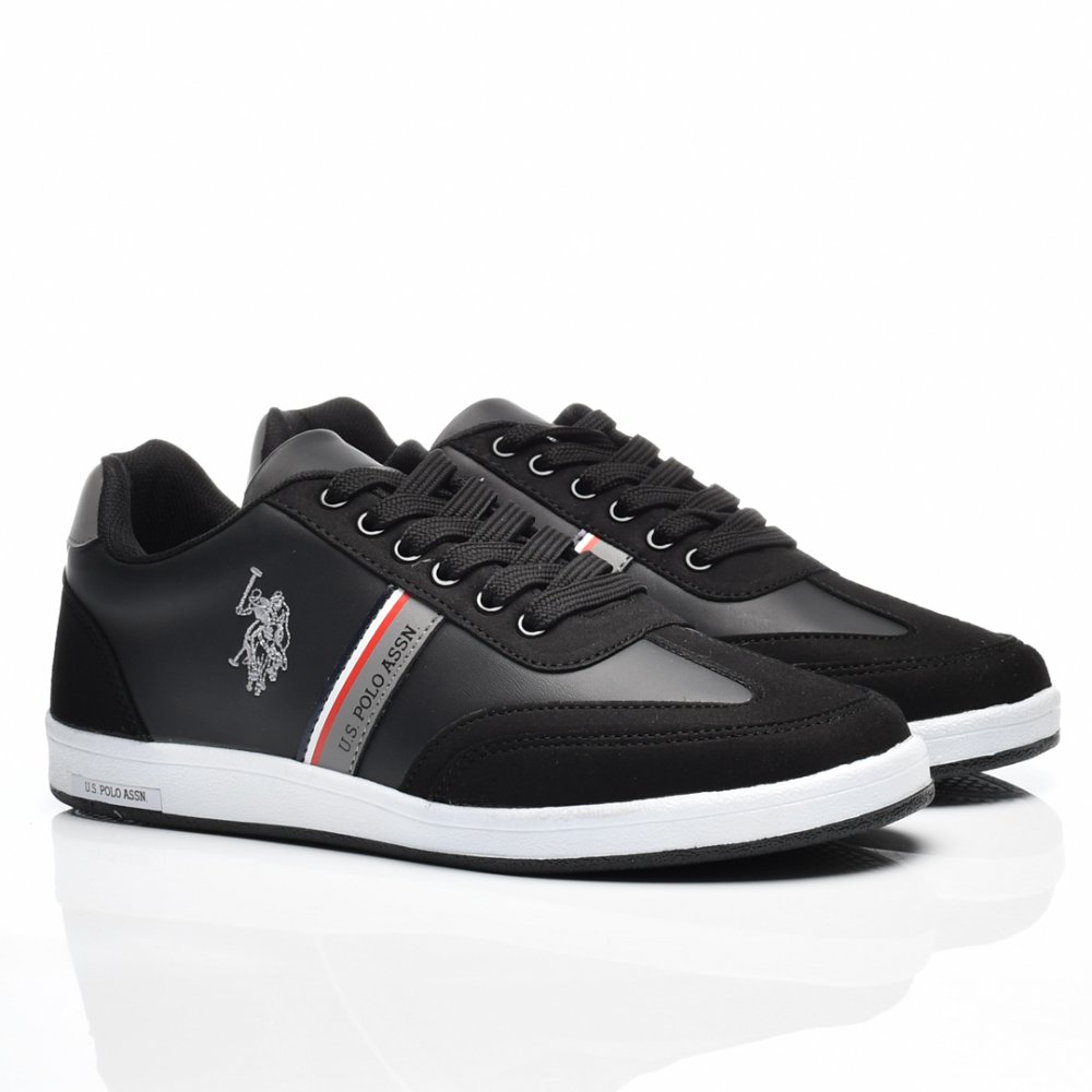 U.S. POLO ASSN, PANTOFI SPORT BLACK GREY KARES-WT