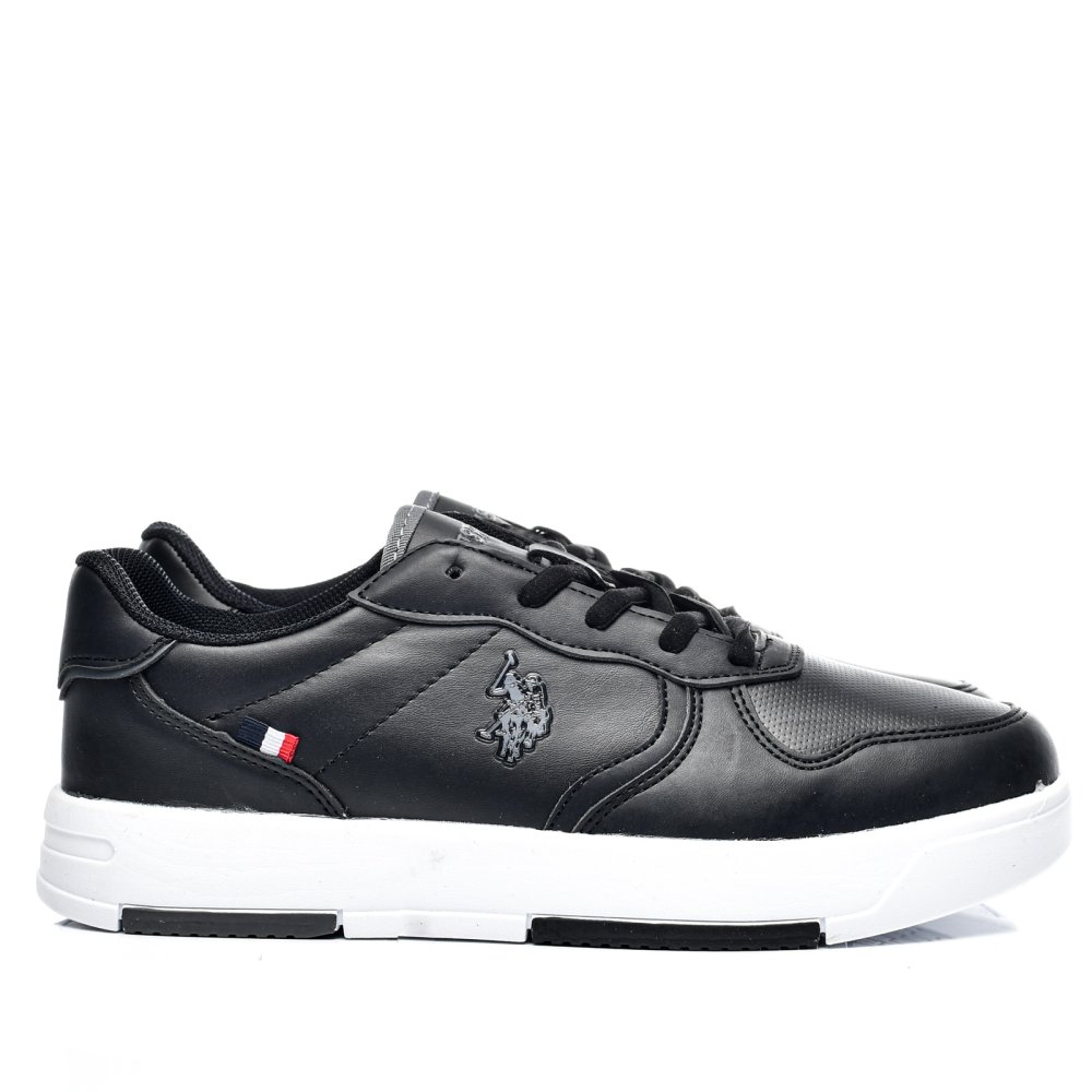 U.S. POLO ASSN, PANTOFI SPORT BLACK WHITE ANDREI