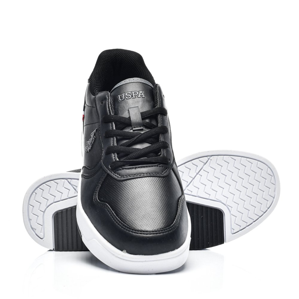 U.S. POLO ASSN, PANTOFI SPORT BLACK WHITE ANDREI