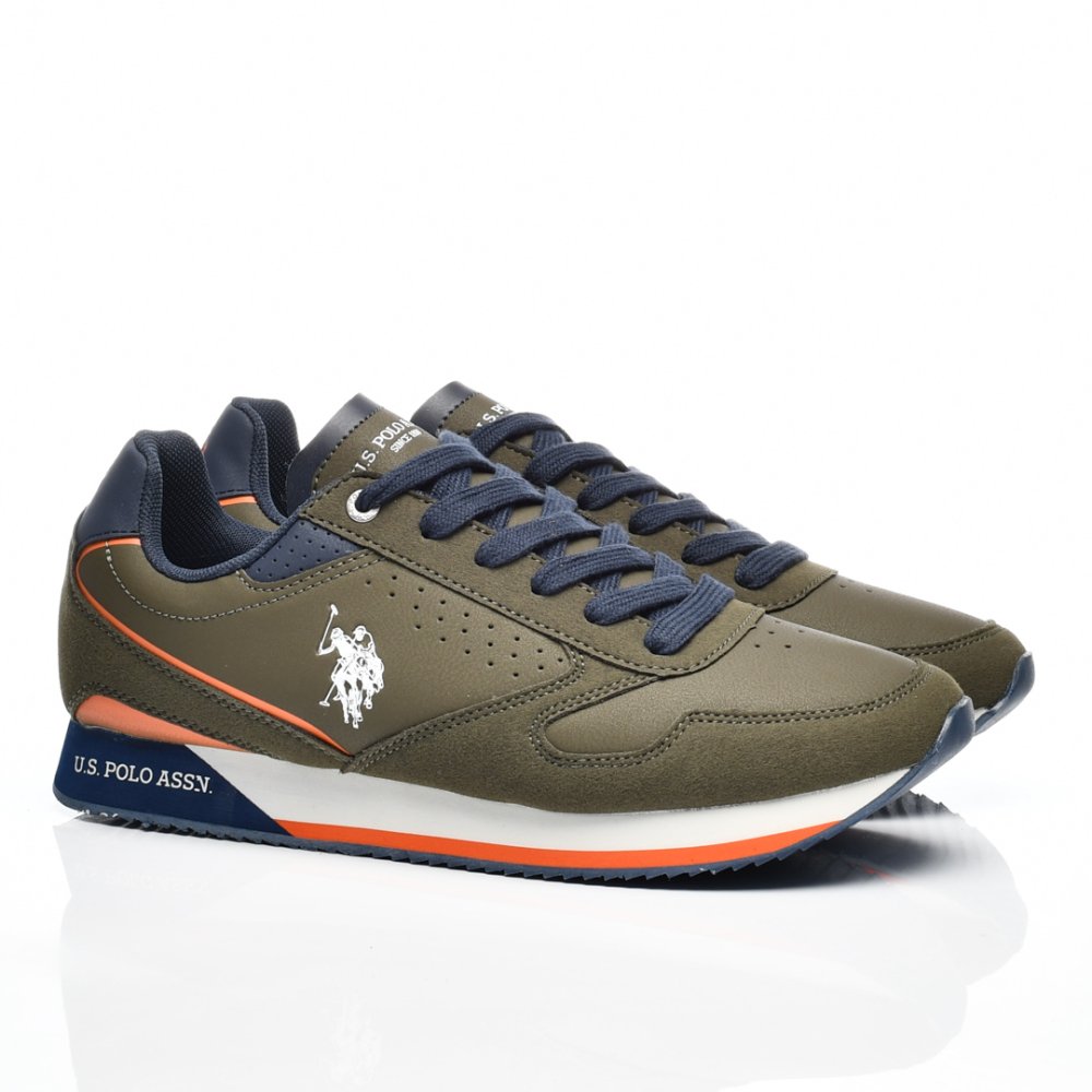 U.S. POLO ASSN, PANTOFI SPORT KHAKI NOBIL-003