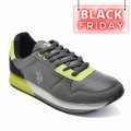 U.S. POLO ASSN, PANTOFI SPORT GREY GREEN NOBIL011