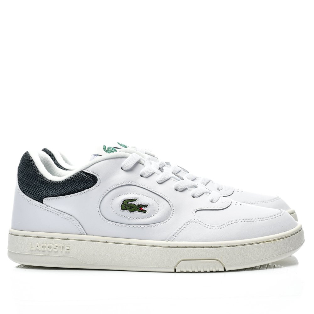 LACOSTE, LINESET 223 1 SMA PANTOFI SPORT WHITE GREEN PIELE NATURALA 746SMA00451R5