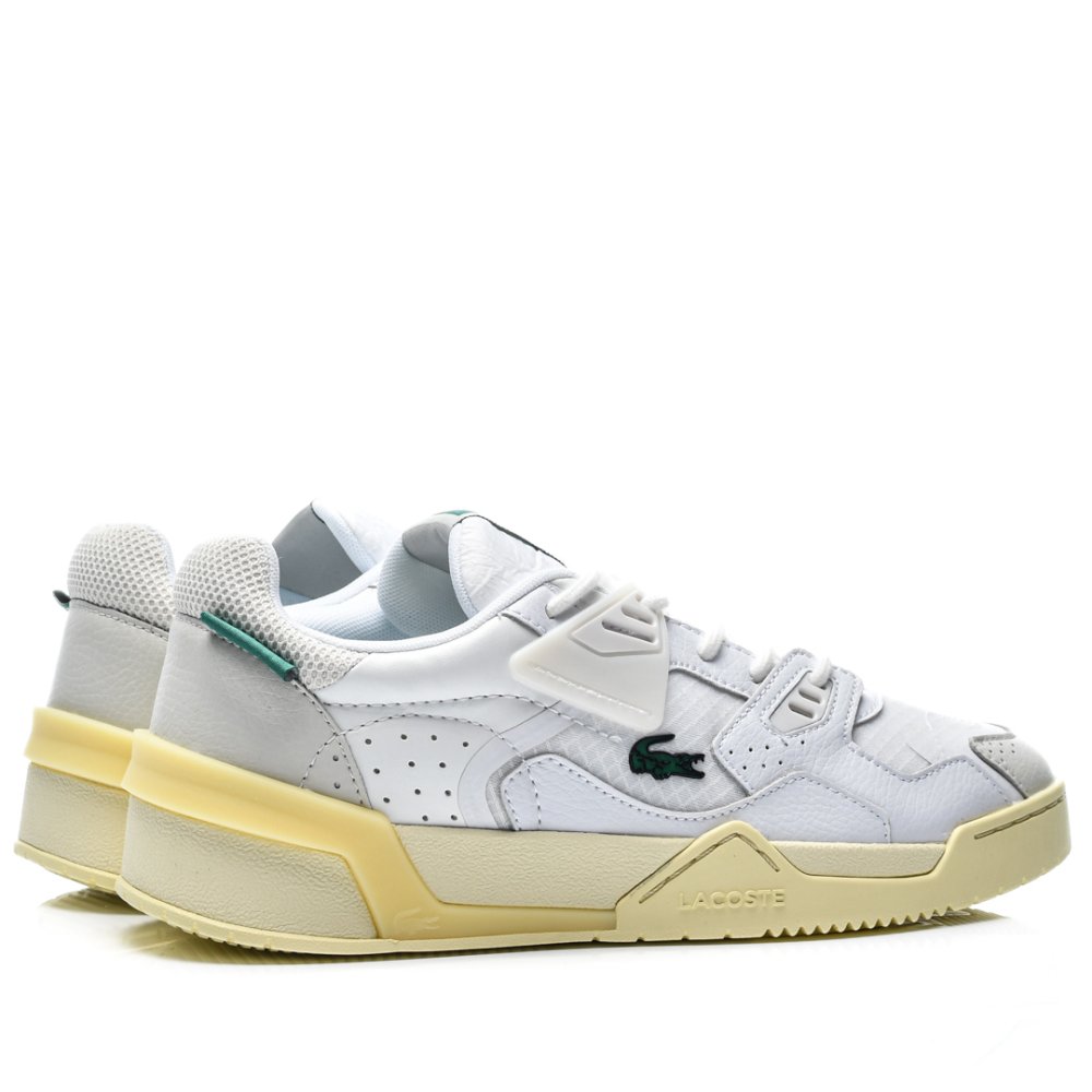 LACOSTE, LT 1215 223 1 SMA PANTOFI SPORT WHITE YELLOW PIELE NATURALA 746SMA00552H8