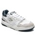 Lacoste, lineshot 223 3 sma pantofi sport white green piele naturala intoarsa 746sma00881r5