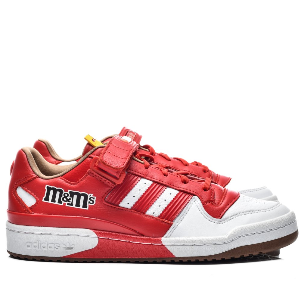 ADIDAS M&M'S FORUM LOW 84, PANTOFI SPORT WHITE RED