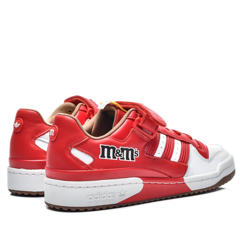 ADIDAS M&M'S FORUM LOW 84, PANTOFI SPORT WHITE RED