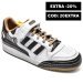 Adidas m&m's forum low 84, pantofi sport white brown