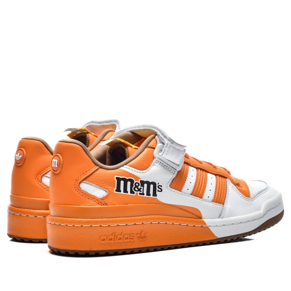 ADIDAS M&M'S FORUM LOW 84, PANTOFI SPORT WHITE ORANGE