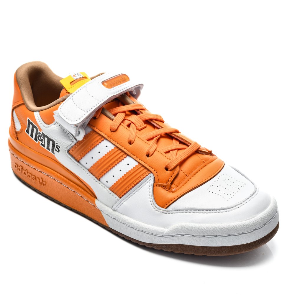 ADIDAS M&M'S FORUM LOW 84, PANTOFI SPORT WHITE ORANGE