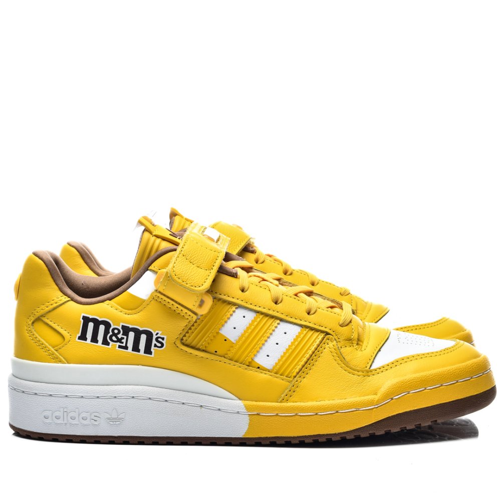 ADIDAS M&M'S FORUM LOW 84, PANTOFI SPORT WHITE YELLOW