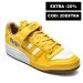 Adidas m&m's forum low 84, pantofi sport white yellow