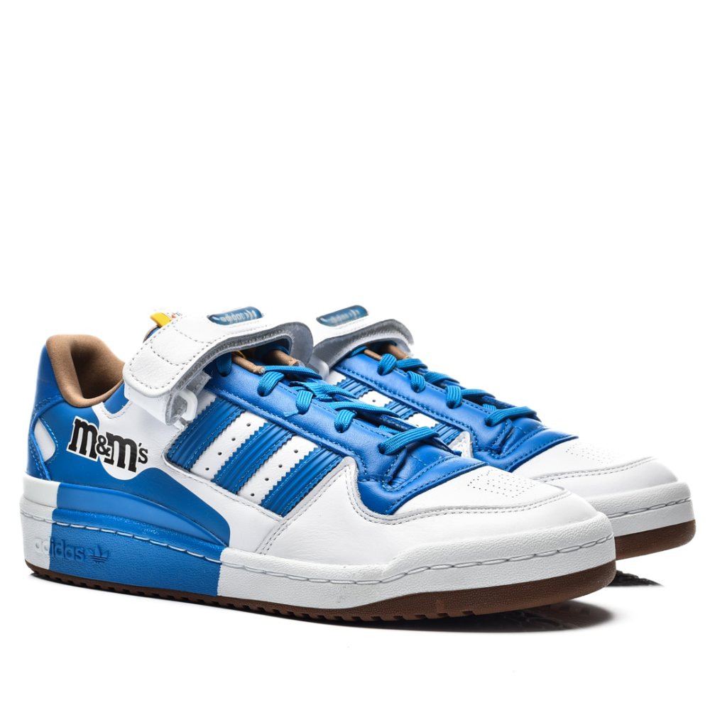 ADIDAS M&M'S FORUM LOW 84, PANTOFI SPORT WHITE BLUE