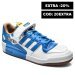 Adidas m&m's forum low 84, pantofi sport white blue