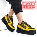 ADIDAS, WMNS TRIPLE PLATFORUM LO PANTOFI SPORT YELLOW