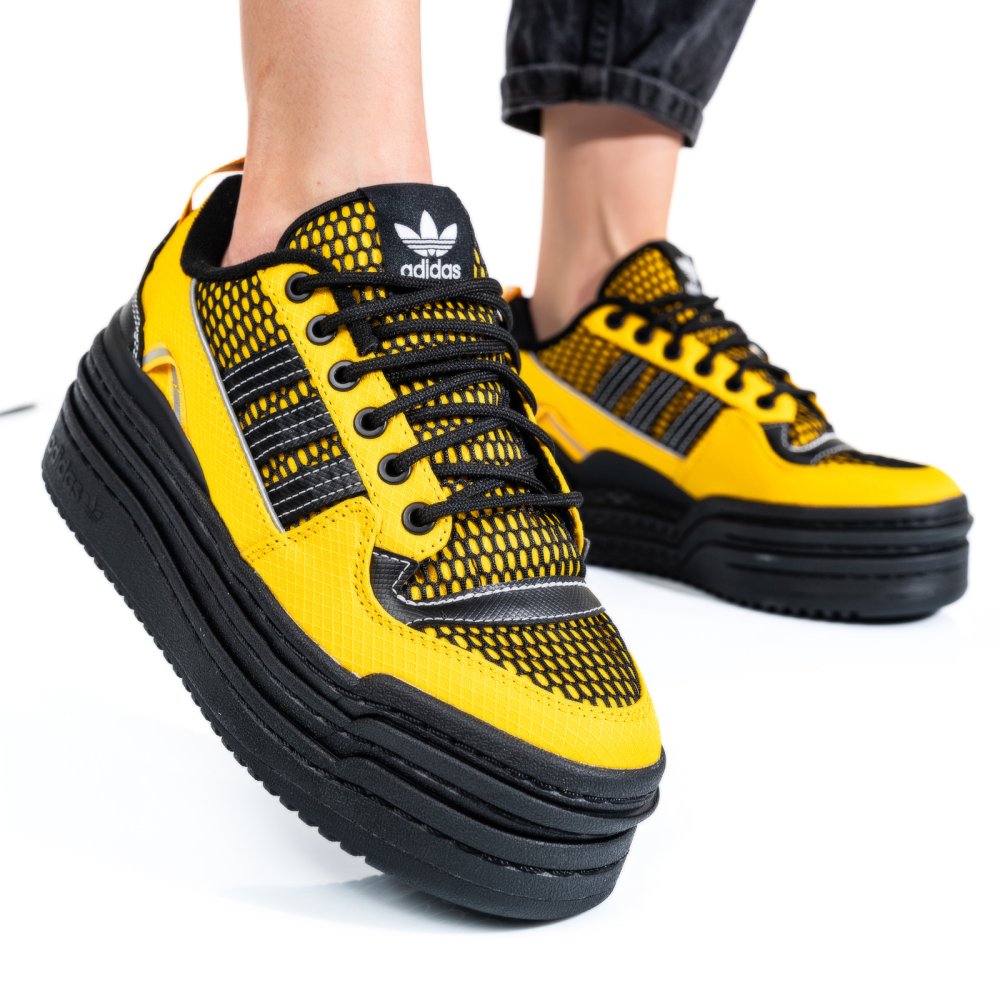 ADIDAS, WMNS TRIPLE PLATFORUM LO PANTOFI SPORT YELLOW