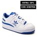 Adidas wmns forum bold, pantofi sport white blue