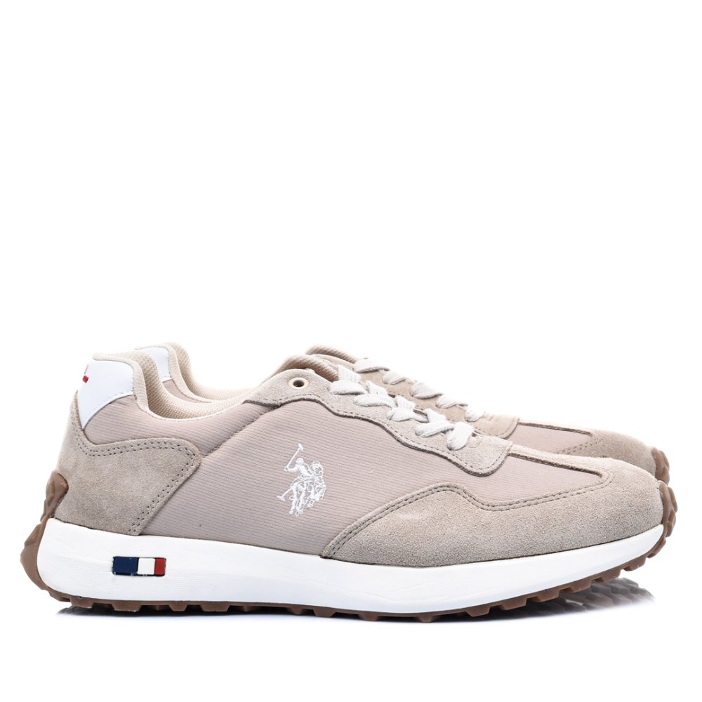 U.S. POLO ASSN, PANTOFI SPORT BEIGE COOPER-3FX