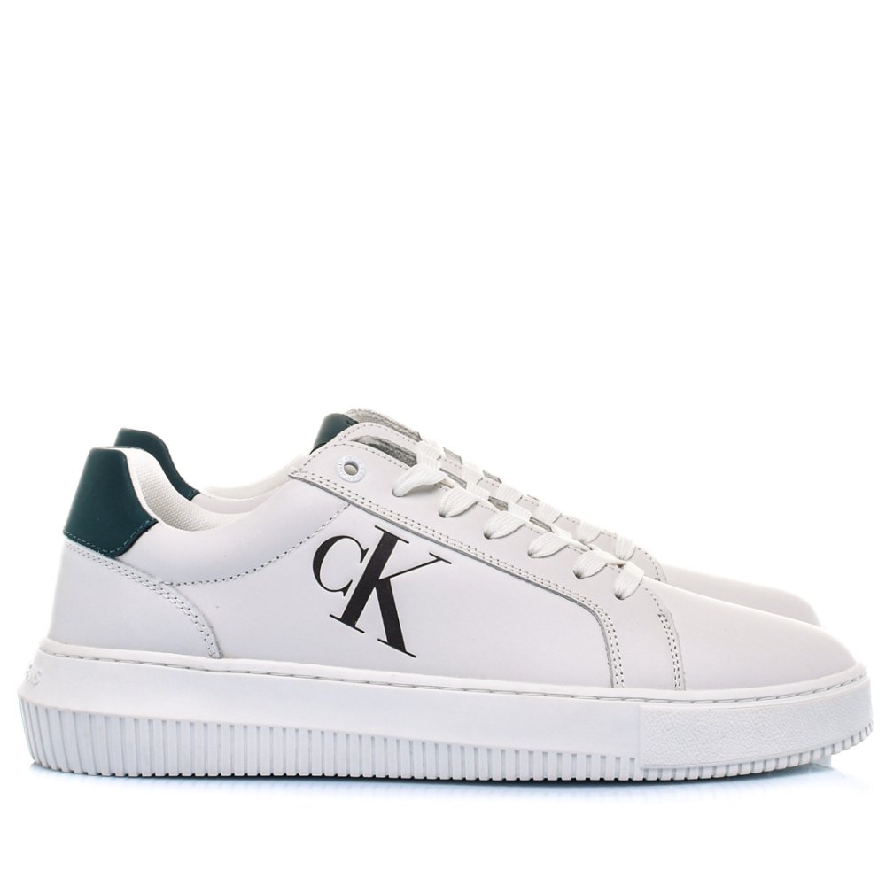 CALVIN KLEIN JEANS CK CHUNKY CUPSOLE LACEU, PANTOFI SPORT WHITE BLUE