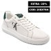 Calvin klein jeans ck chunky cupsole laceu, pantofi sport white blue