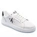 Calvin klein jeans ck chunky cupsole mono, pantofi sport white black