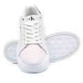 CALVIN KLEIN JEANS CK CHUNKY CUPSOLE MONO, PANTOFI SPORT WHITE BLACK