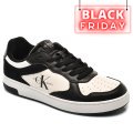 CALVIN KLEIN JEANS CK BASKET CUPSOLE LOW L, PANTOFI SPORT WHITE BLACK