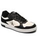 Calvin klein jeans ck basket cupsole low l, pantofi sport white black