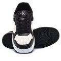 CALVIN KLEIN JEANS CK BASKET CUPSOLE LOW L, PANTOFI SPORT WHITE BLACK