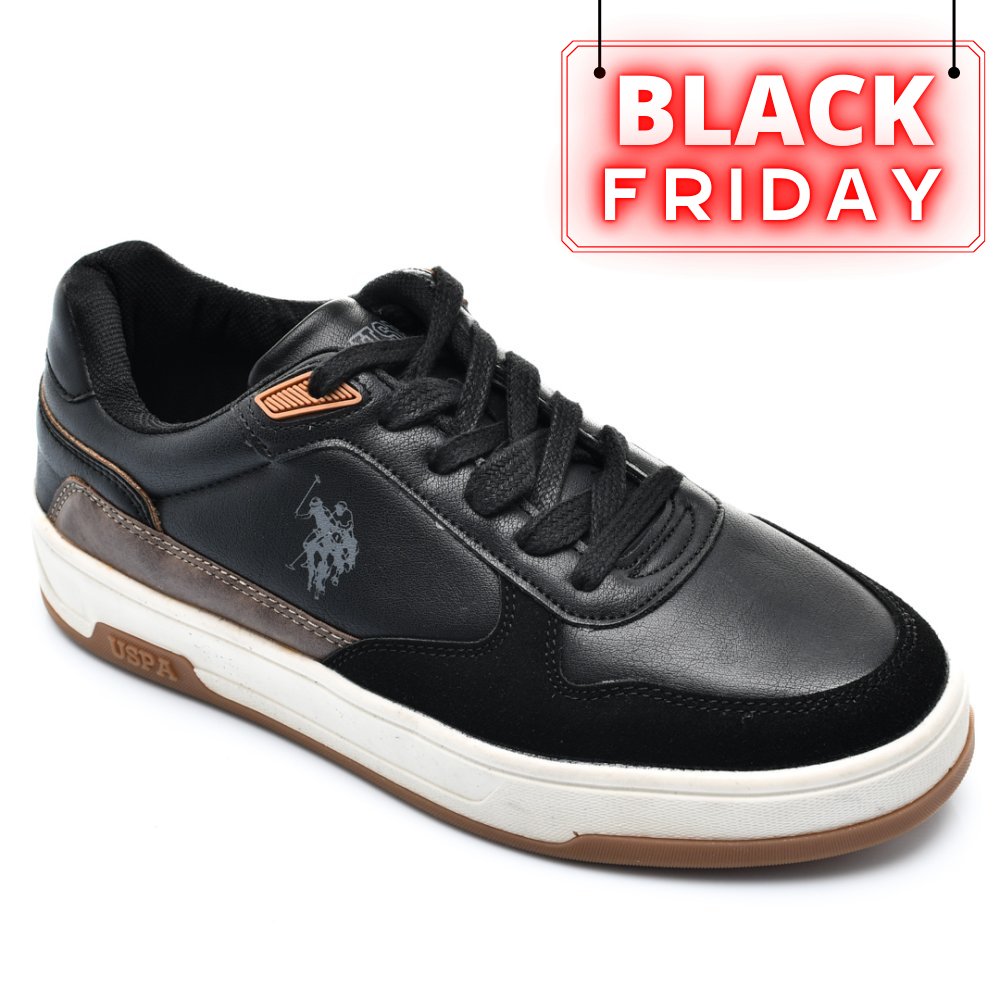 U.S. POLO ASSN, PANTOFI SPORT BLACK KEN-3PR