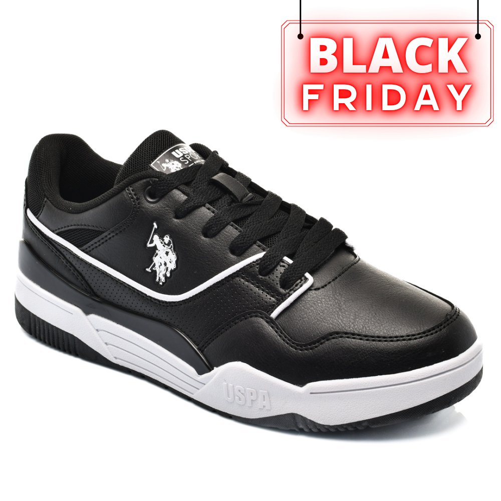 U.S. POLO ASSN, PANTOFI SPORT BLACK MARTELL-3PR