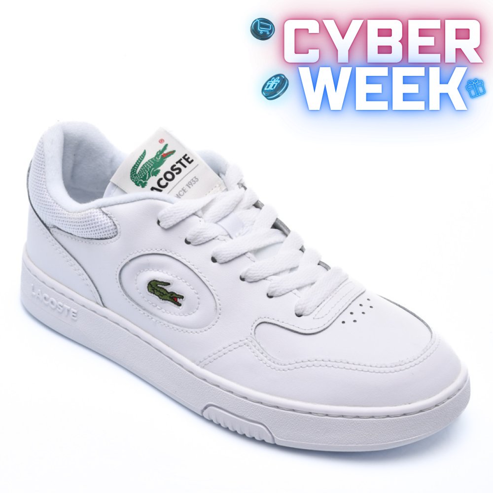 LACOSTE, LINESET 223 1 SFA PANTOFI SPORT WHITE PIELE NATURALA 746SFA004221G