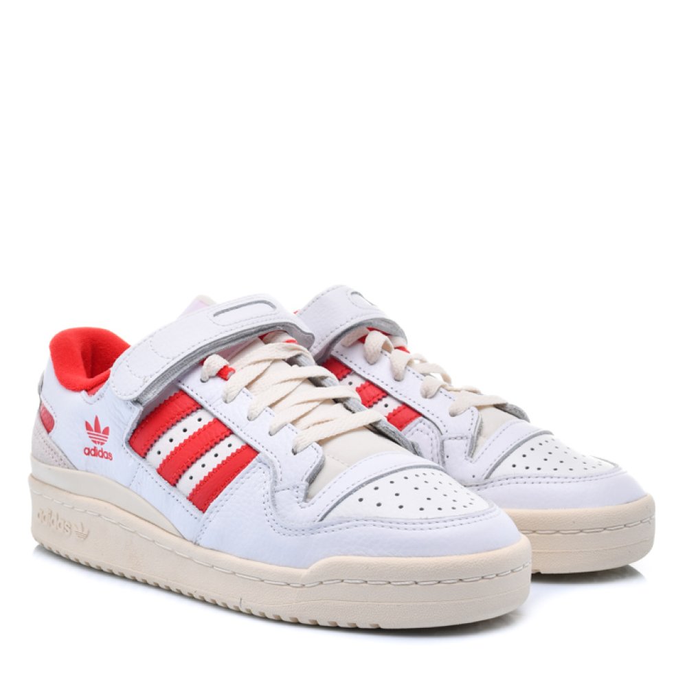 ADIDAS FORUM LOW 84, PANTOFI SPORT WHITE RED