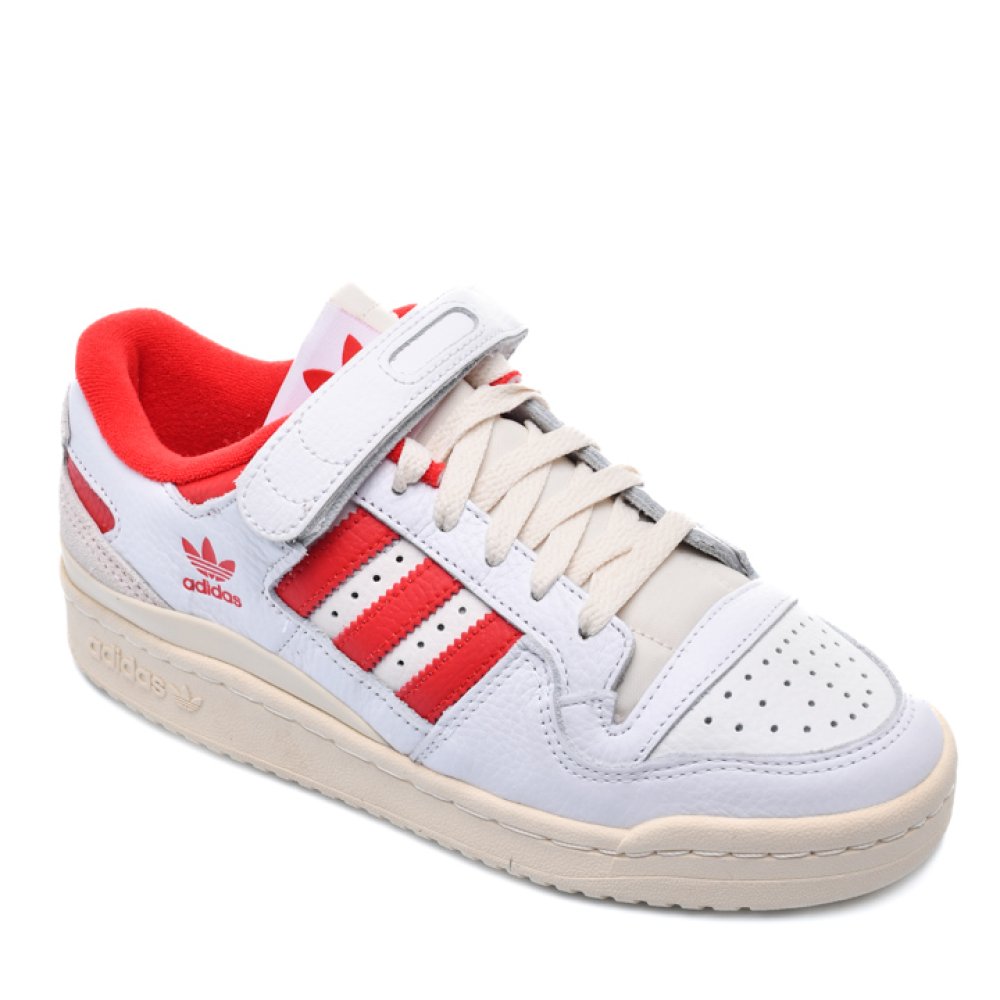 ADIDAS FORUM LOW 84, PANTOFI SPORT WHITE RED