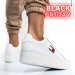 Tommy jeans tjw flatform ess, pantofi sport white