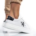 CALVIN KLEIN JEANS CK CLASSIC CUPSOLE LACE, PANTOFI SPORT WHITE