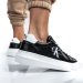 Calvin klein jeans ck chunky cupsole mono, pantofi sport black