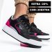 Adidas forum bold, pantofi sport black pink