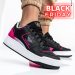 Adidas forum bold, pantofi sport black pink