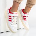 ADIDAS FORUM LOW 84, PANTOFI SPORT WHITE RED