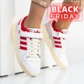 ADIDAS FORUM LOW 84, PANTOFI SPORT WHITE RED