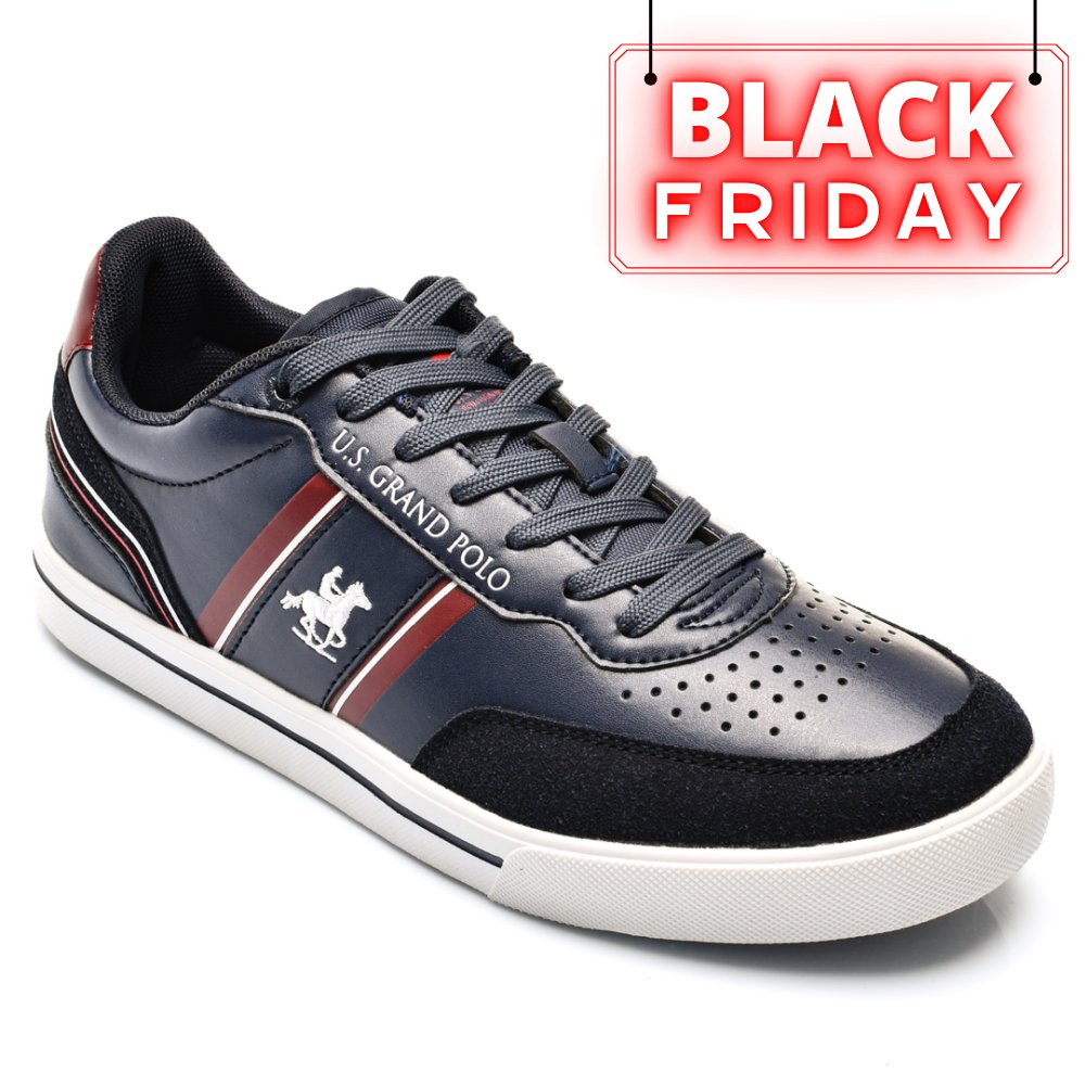 U.S. GRAND POLO, PANTOFI SPORT NAVY RED GVEPM324605