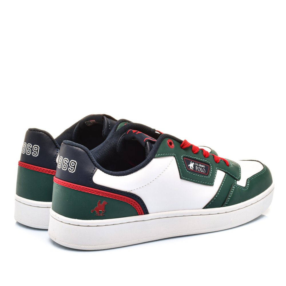 U.S. GRAND POLO, PANTOFI SPORT GREEN WHITE GVEPM328711