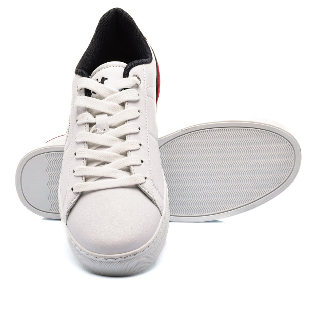 U.S. GRAND POLO, PANTOFI SPORT WHITE NAVY GVEPM328110